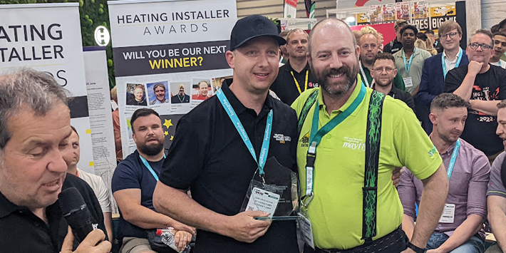 JOHN CRUICKSHANK TAKES TOP SPOT AT NATIONAL HEATING INSTALLER AWARDS 2022